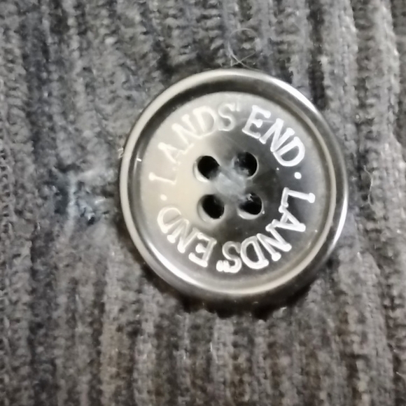 Lands' End Dark Brown Button Down Corduroy Fleece Lined Jacket Sz S - Picture 6 of 14
